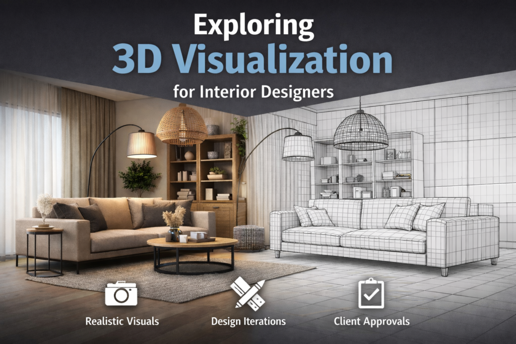Exploring 3D Visualization for Interior Designers