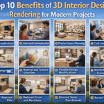 Top 10 Benefits of 3D Interior Design Rendering for Modern Projects