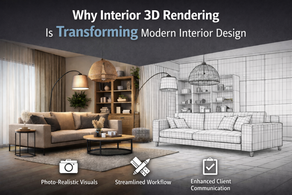 Why Interior 3D Rendering Is Transforming Modern Interior Design