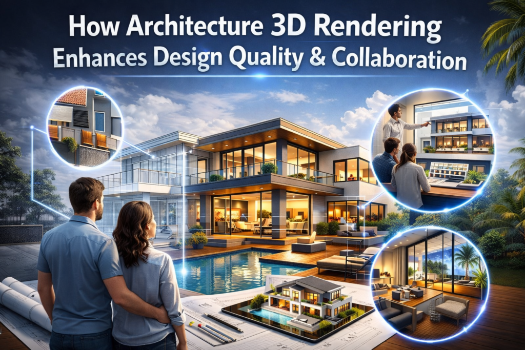 How Architecture 3D Rendering Enhances Design Quality & Collaboration